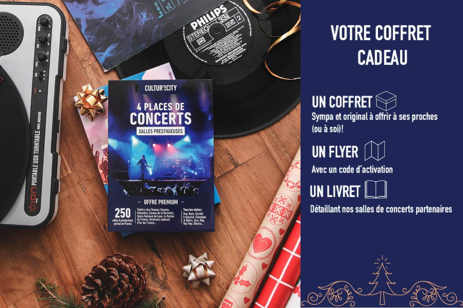 Cultur’In The City Découverte coffret cadeau 2 places concert