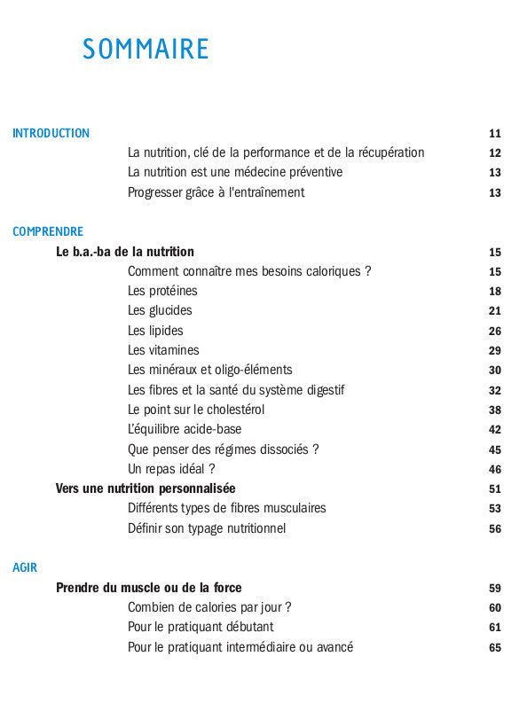 Souccar Nutrition de la force livre musculation broché Venesson