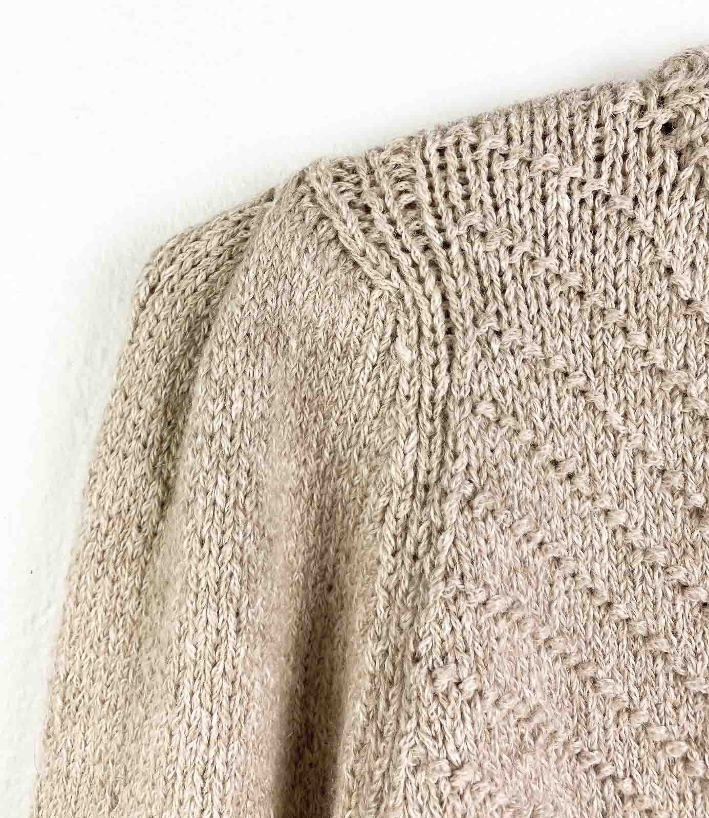 Isager Swan kit tricot pull laine avec patron