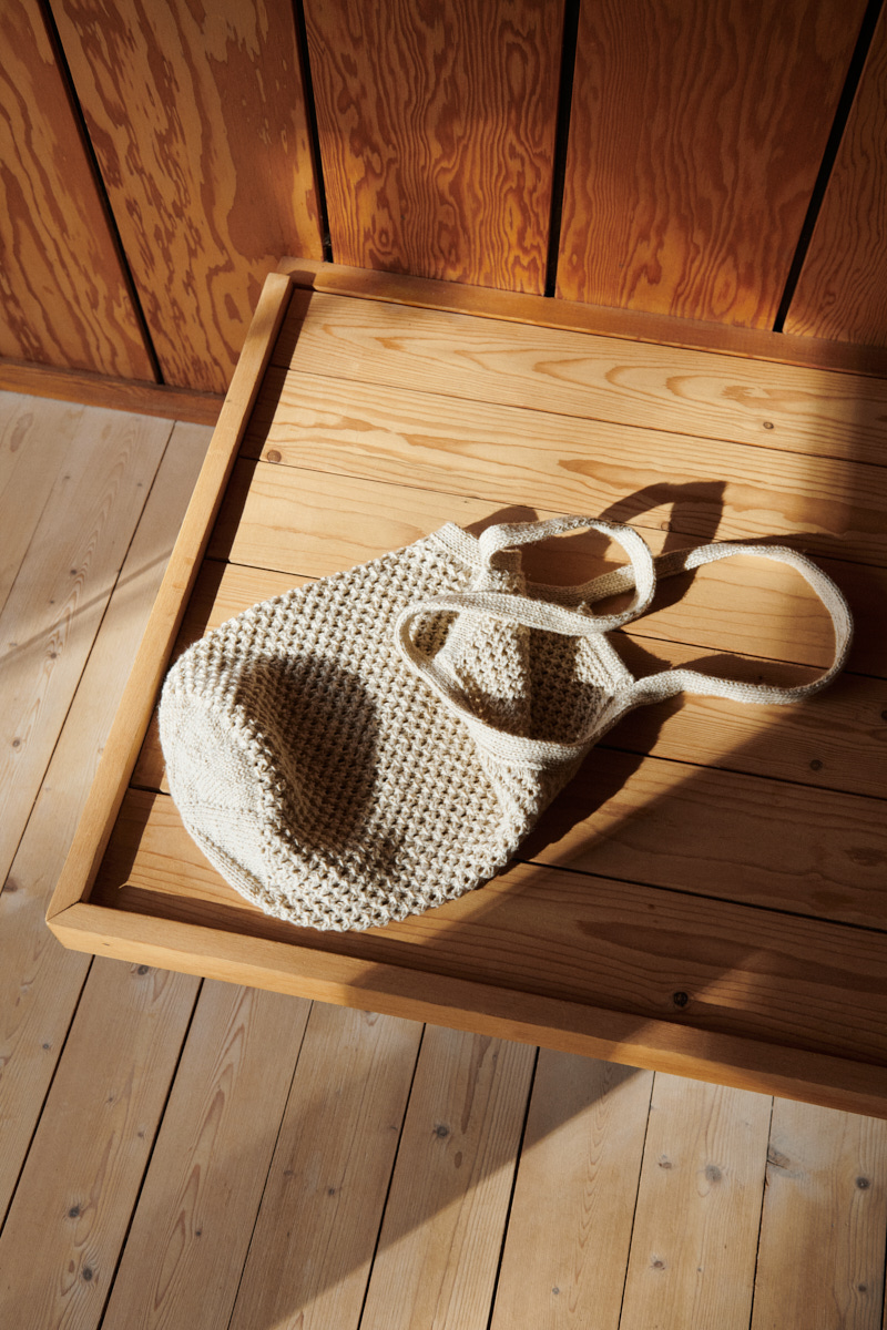 Isager Breeze Bag kit tricot sac laine patron inclus