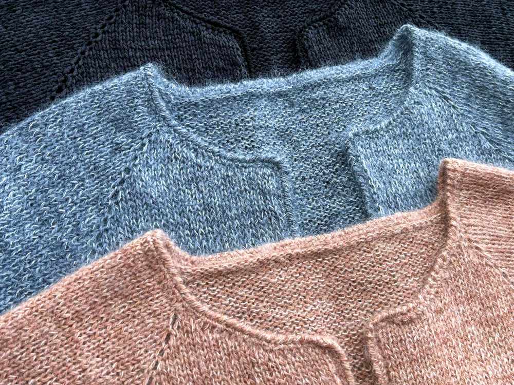 Isager Yarn Kits Bluebell Cardi kit cardigan mohair