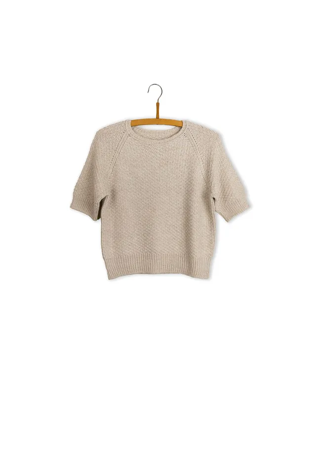 Isager Patterns Pearl Tee patron tricot top été