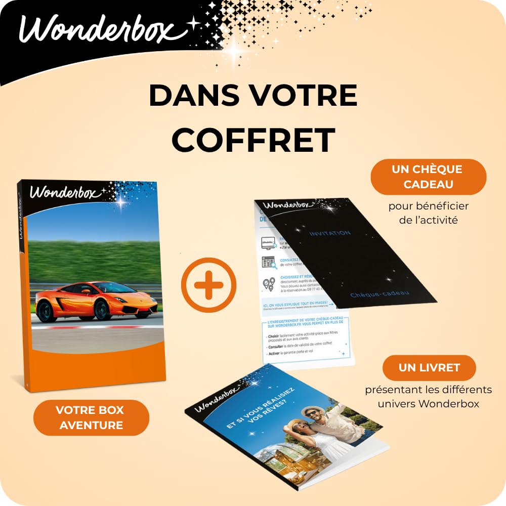 Wonderbox Sport Tendance et Extrême coffret cadeau 1 à 6 pers