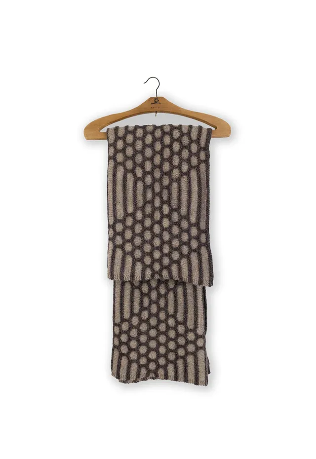 Isager Patterns Hexagon Plaid patron tricot couverture hexagonale