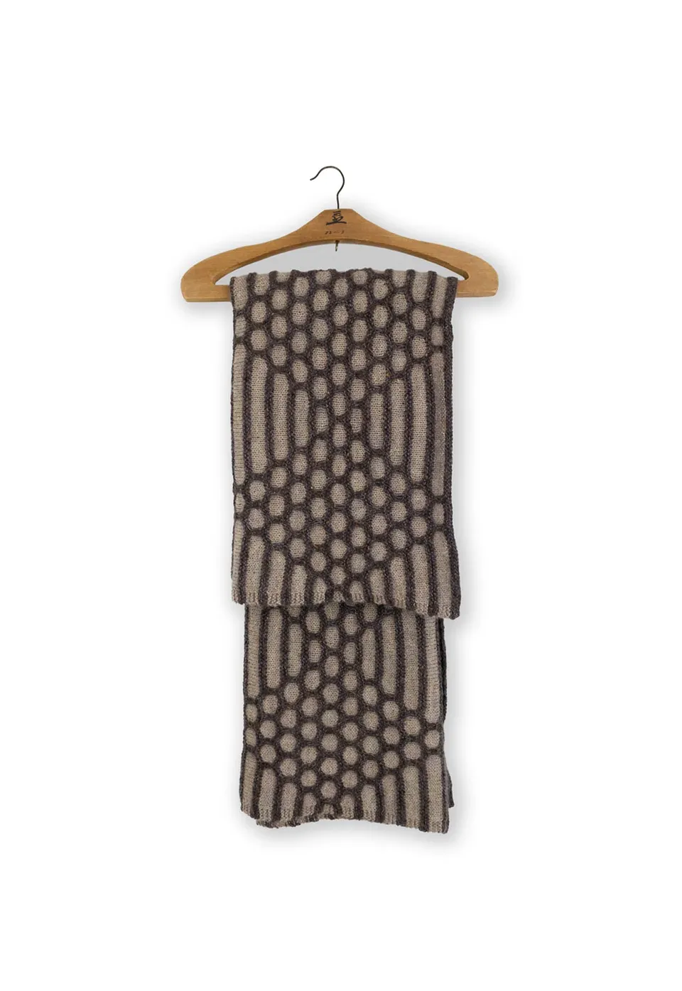 Isager Patterns Hexagon Plaid patron tricot couverture hexagonale