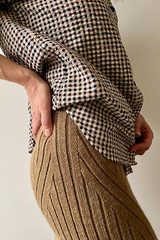Isager Yarn Kits Ryoanji skirt kit jupe laine