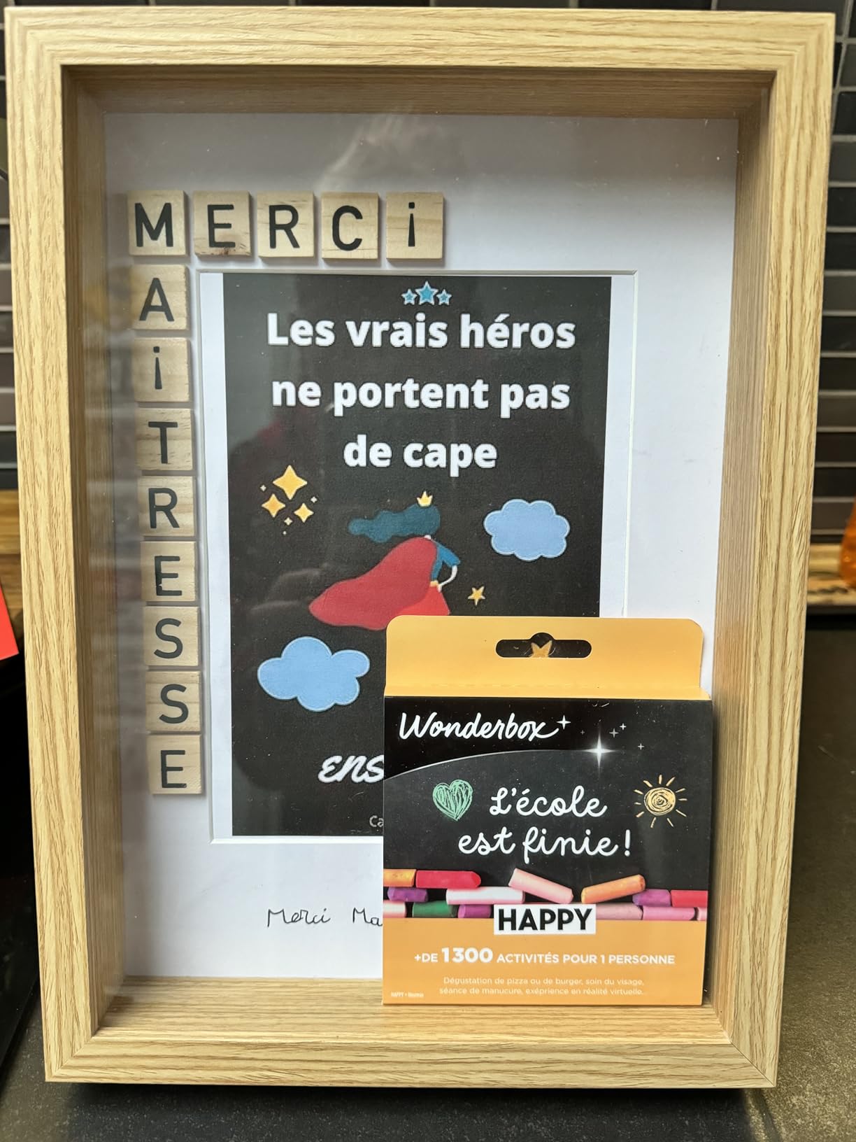 Wonderbox Happy L'école Est Finie coffret cadeau 1 personne