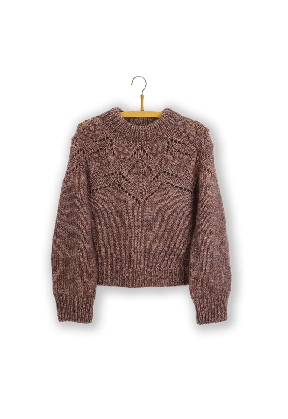 Isager Magnolia Bloom kit tricot laine gilet