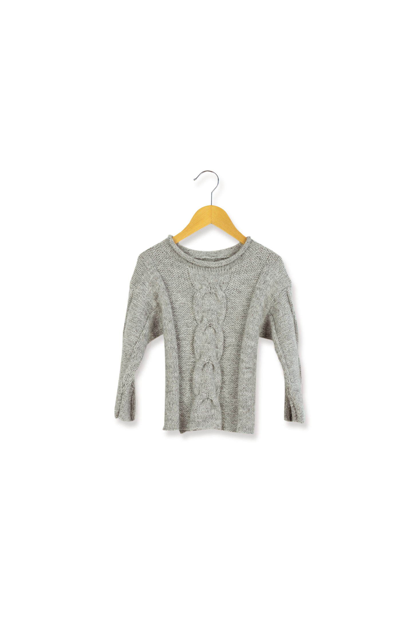 Isager Children’s cables kit tricot pull enfant torsades