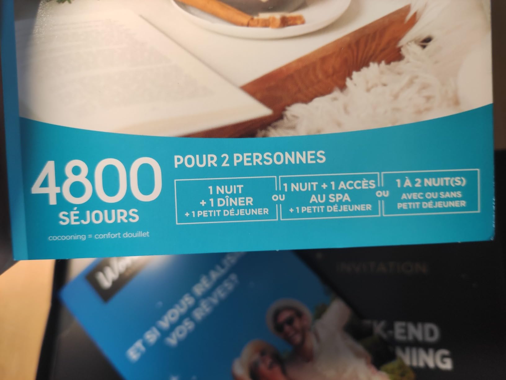 Wonderbox Week-End Cocooning coffret séjour 2 pers.