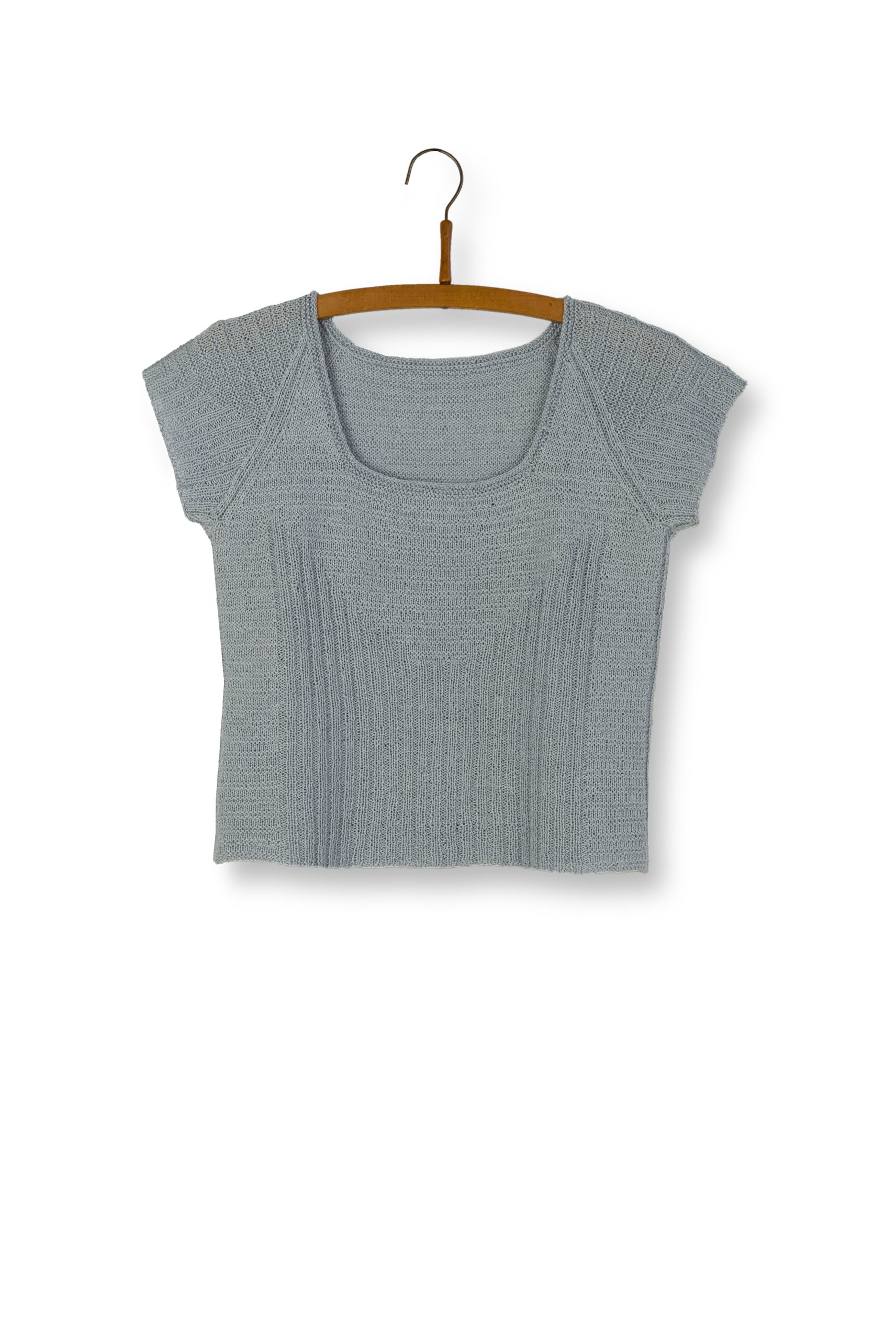 Isager Japansk Ribtop patron top en côtes femme