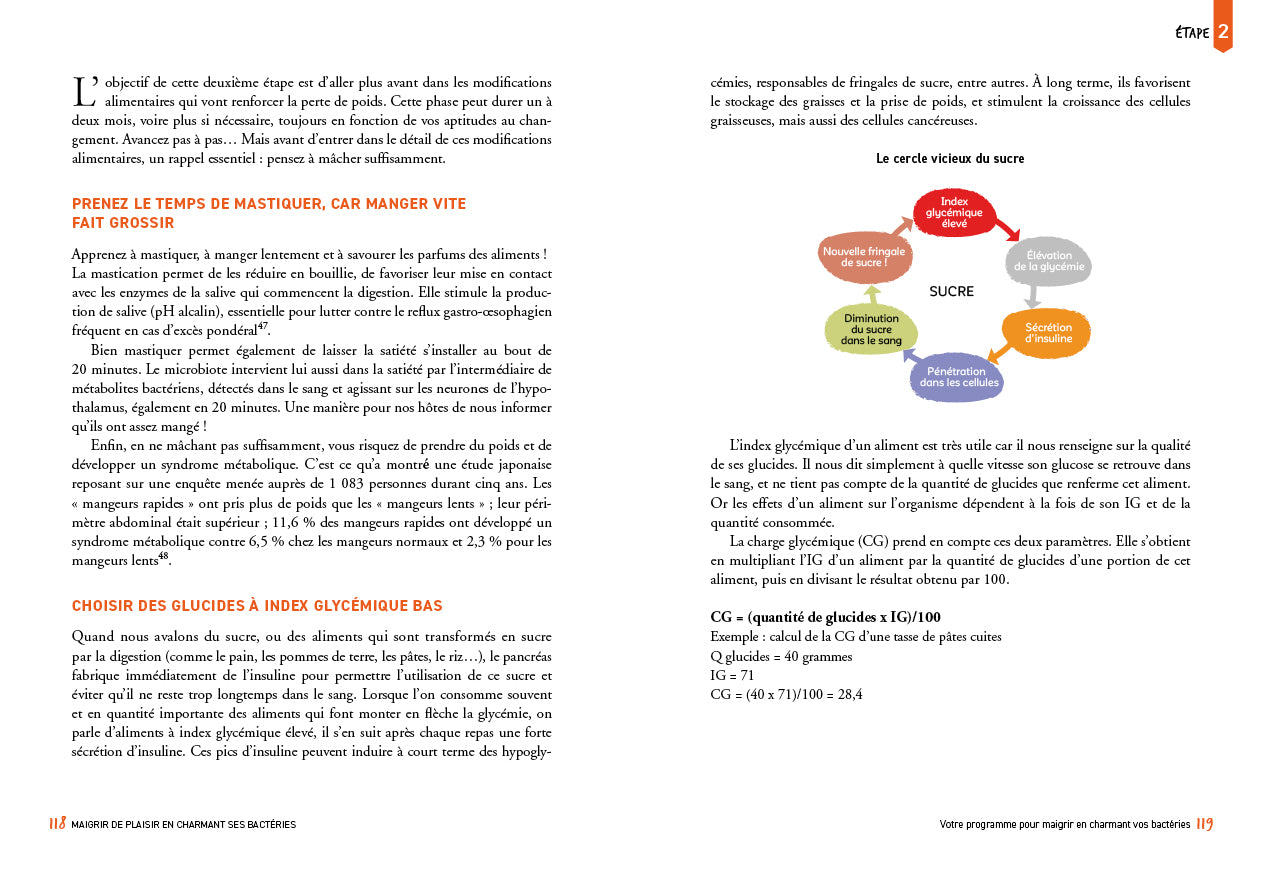 Souccar Editions Maigrir de plaisir livre broché microbiote