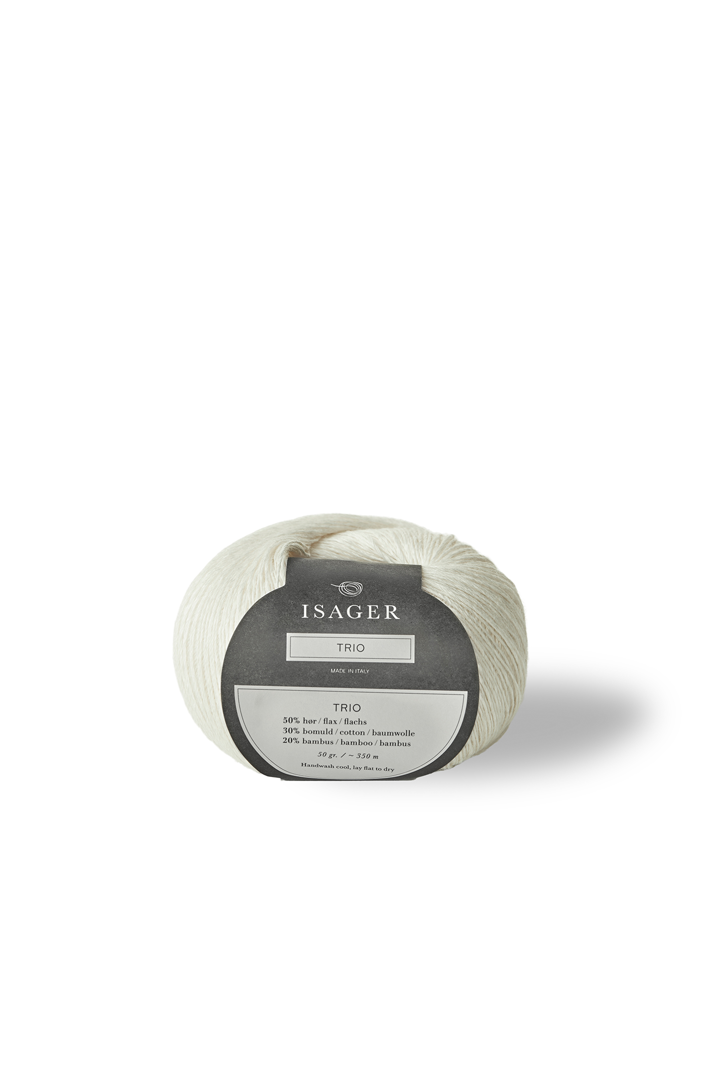 Isager Yarn Trio 1 pelote coton lin bambou