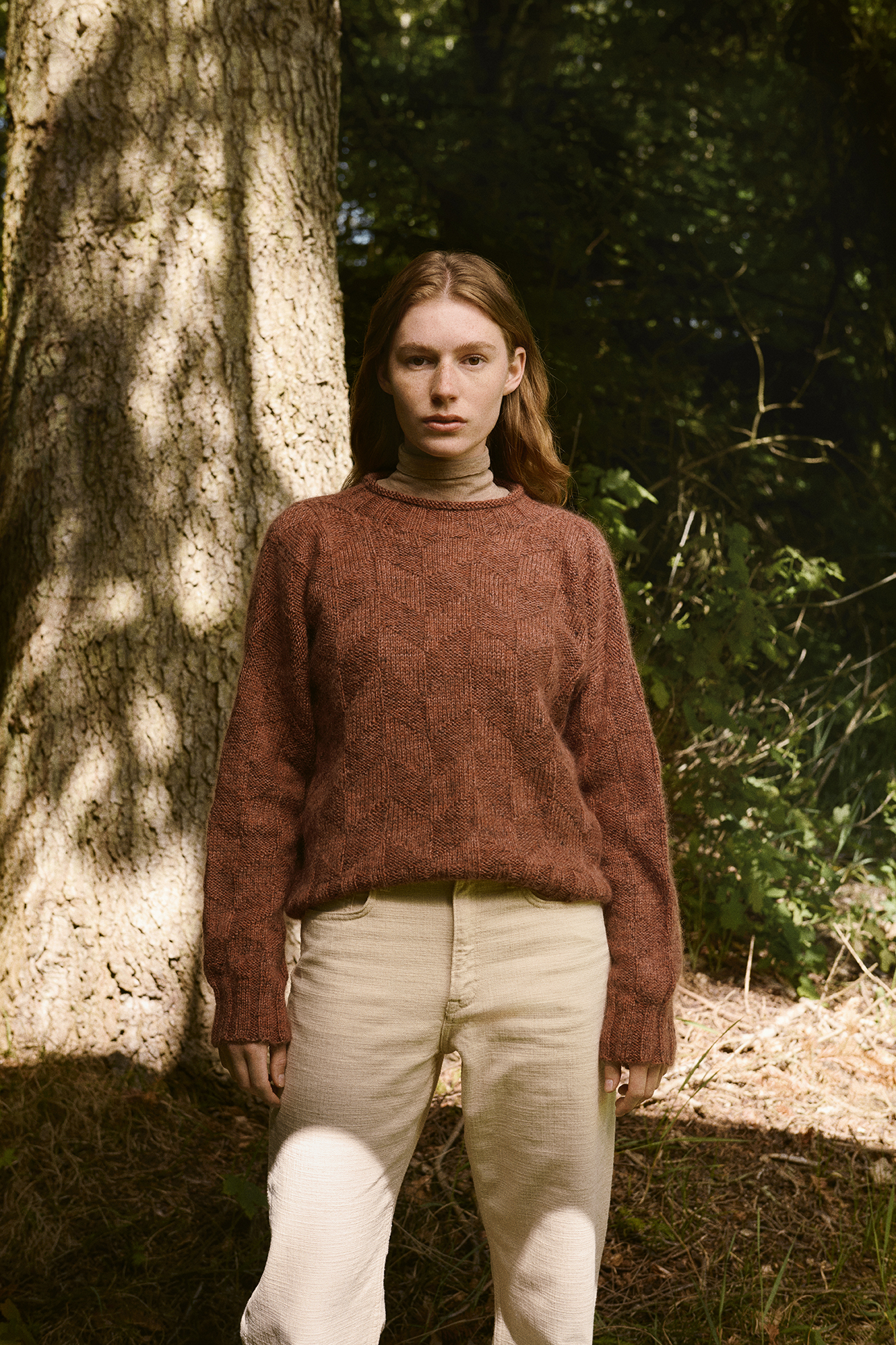 Isager Tuen Sweater kit tricot pull Merilin Silk Mohair