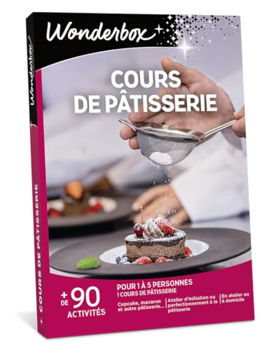 Wonderbox Cours de Pâtisserie coffret atelier 1 à 5 pers.