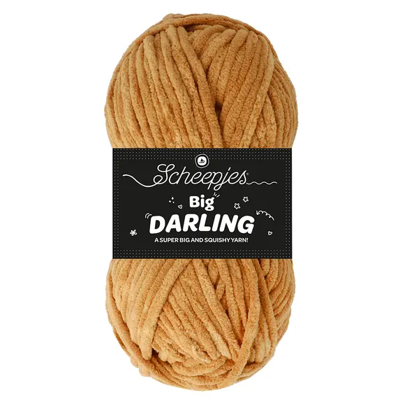 Scheepjes Big Darling 404 Camel fil chenille doux
