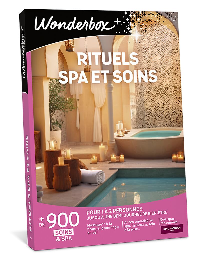 Wonderbox Beauté & bien-être Rituels Spa et Soins coffret 1 à 2 pers.