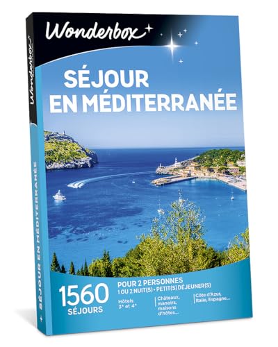 Wonderbox Séjour & week-end Méditerranée coffret cadeau 2 pers 1-2 nuits