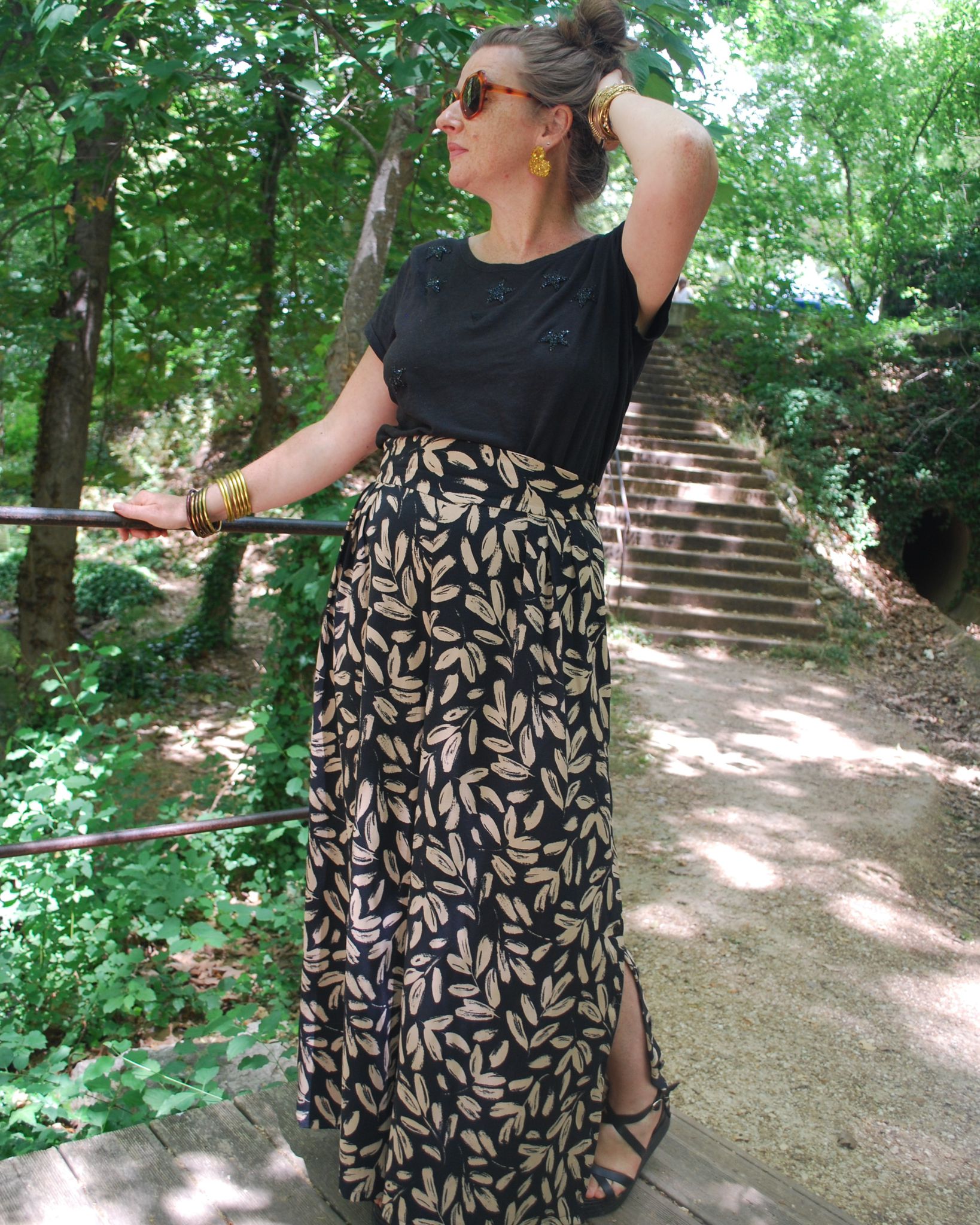 Laeti & Léa Andromède 32-52 patron couture pantalon PDF palazzo