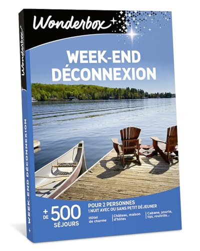 Wonderbox Week-End Déconnexion coffret cadeau 1 nuit 2 personnes