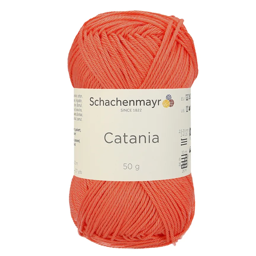 Schachenmayr Catania 0410 fil coton koralle 50g