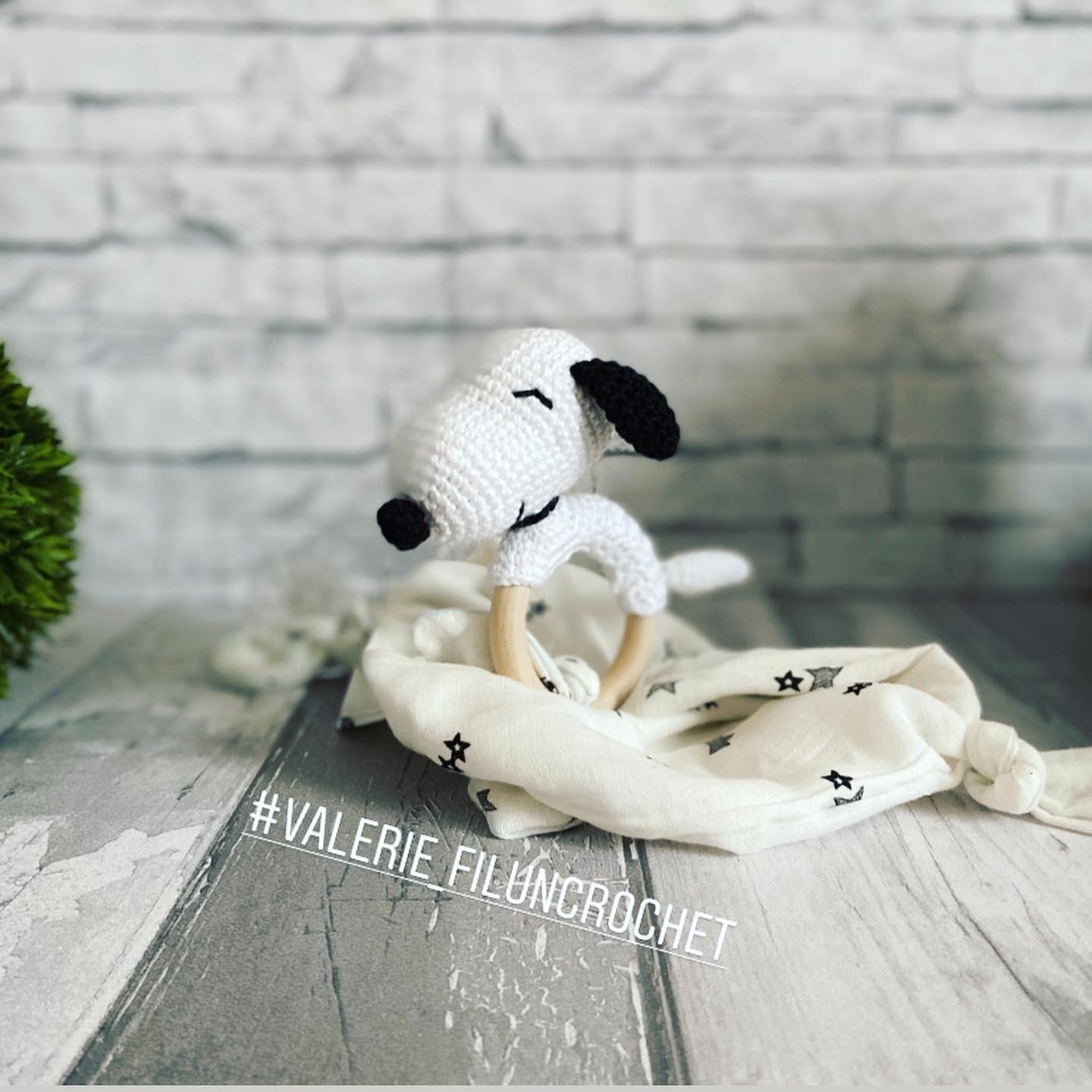 Valerie Fil Un Crochet Snoopy patron crochet chien anneau