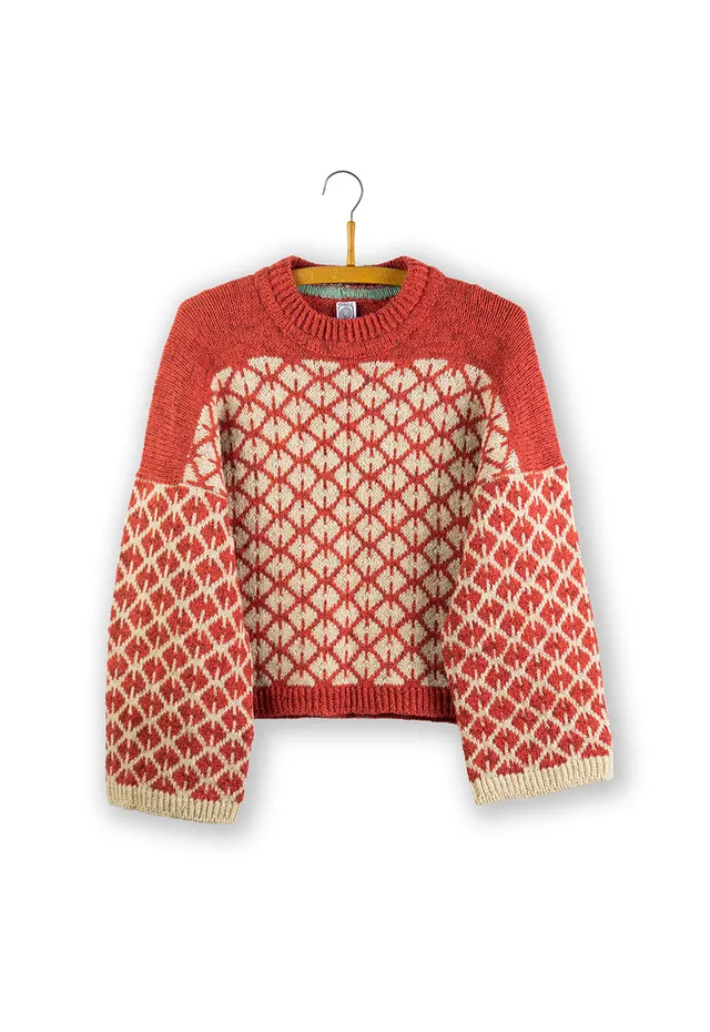 Isager Ase sweater kit tricot pull laine