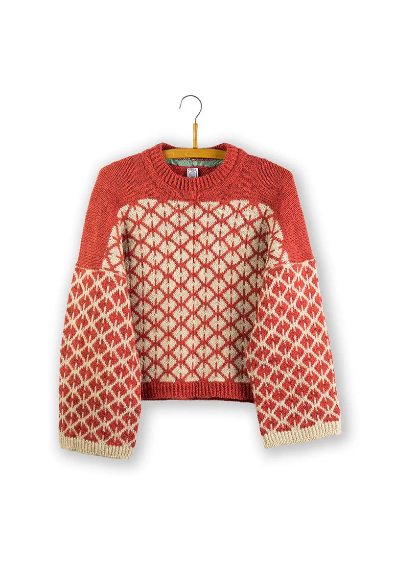 Isager Yarn Kits Åse sweater kit tricot pull femme