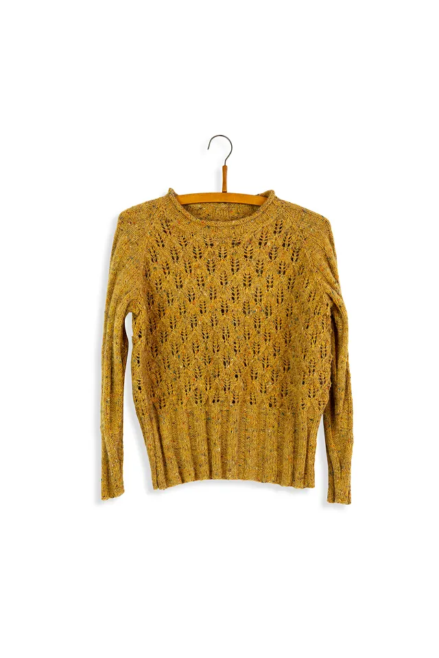 Isager August patron tricot top été