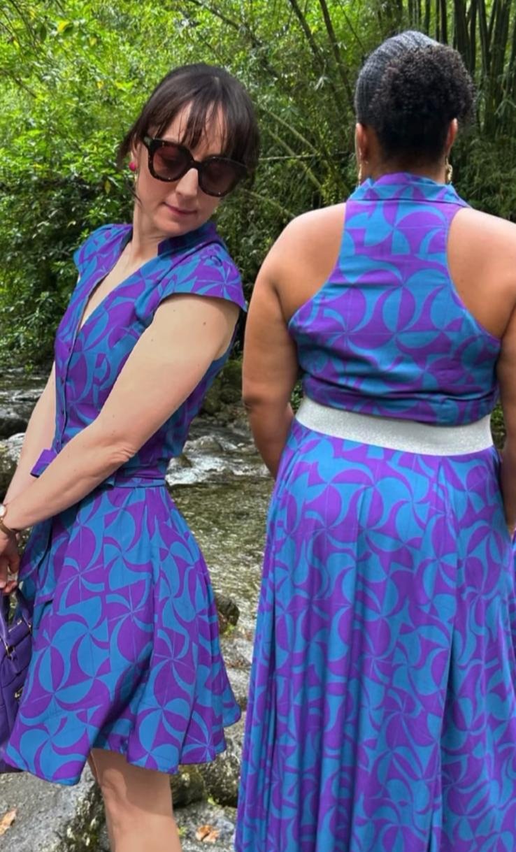 Laeti & Léa Kallima robe jupe patron couture 34-50 PDF