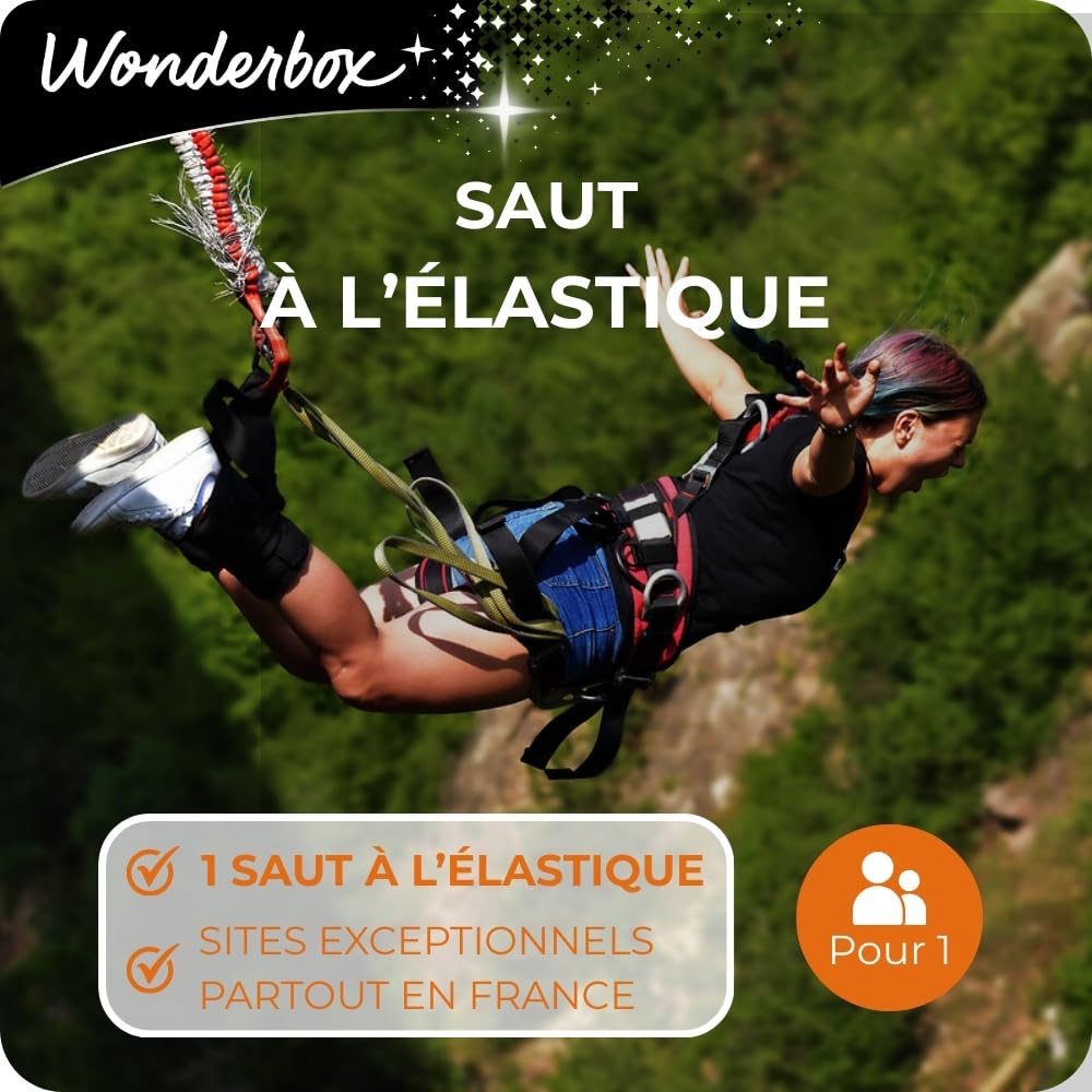Wonderbox Saut à l’Élastique coffret cadeau 1 pers adrénaline
