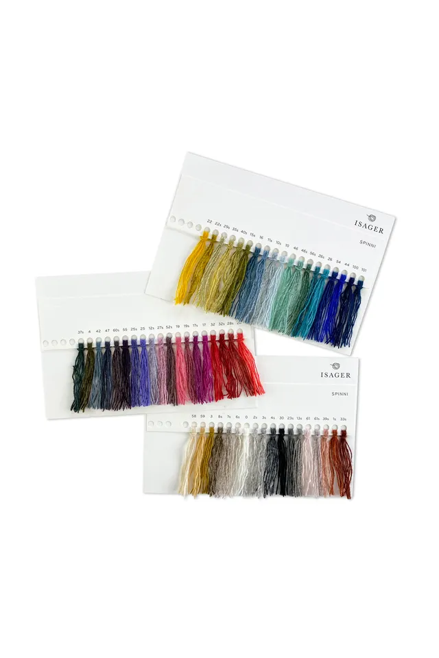 Isager Accessories Spinni nuancier carte couleurs