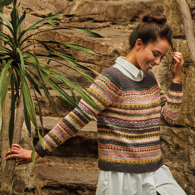 Isager Marked kit tricot laine modèle pull