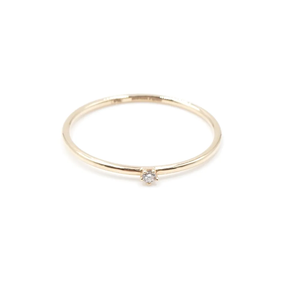 Angèle Brousse Circle bague diamant n°1.6 or jaune 18 carats