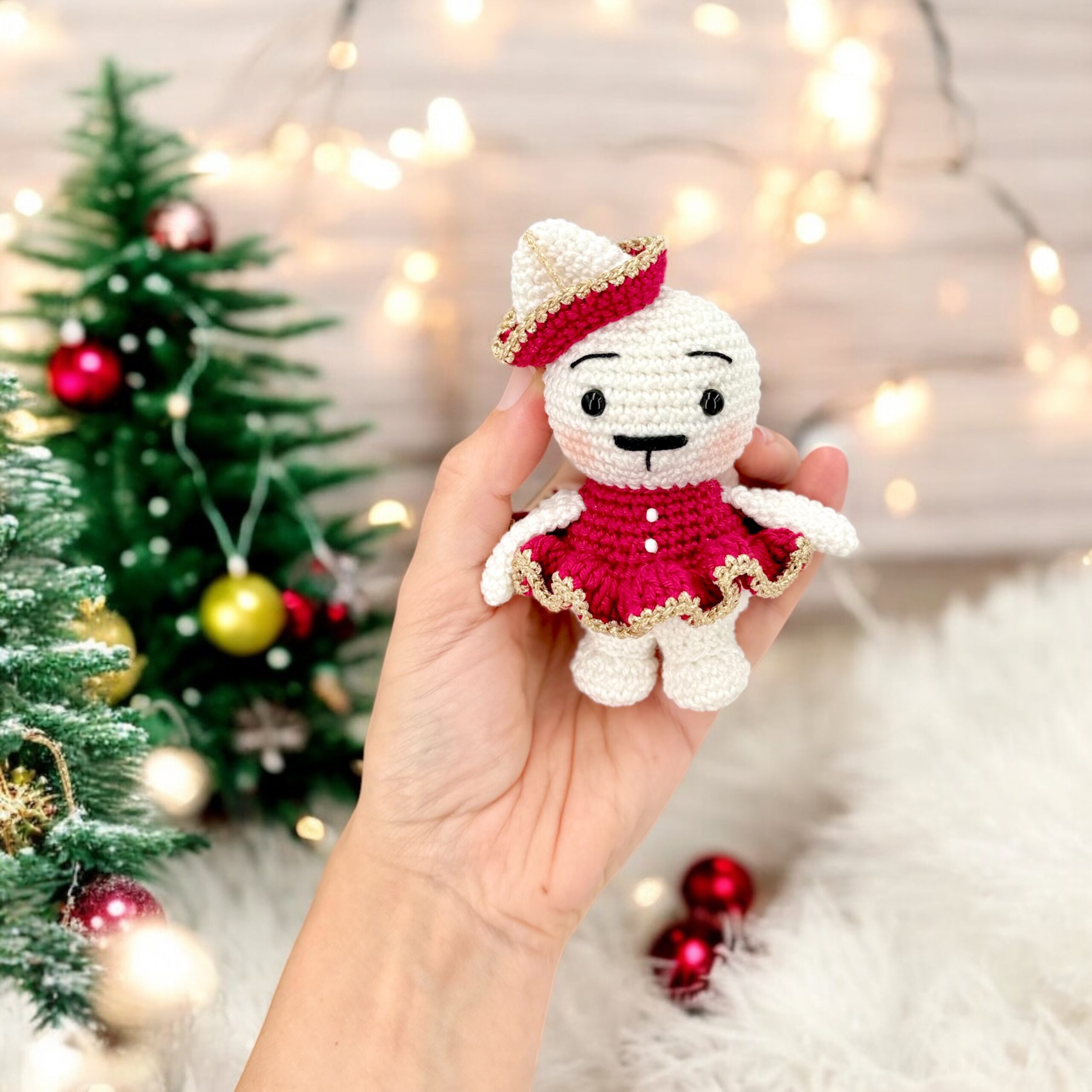 Valerie Fil un crochet Les 4 Funambules livre Noël amigurumi