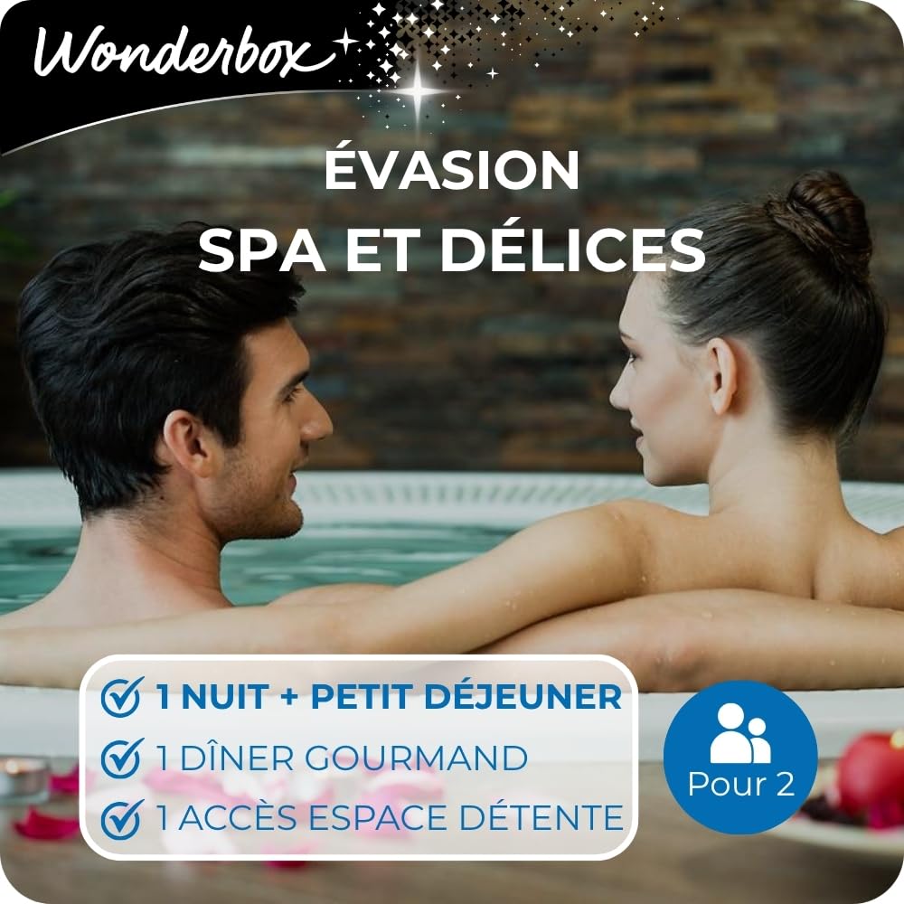 Wonderbox Séjour & Week-end Évasion Spa coffret 2 pers