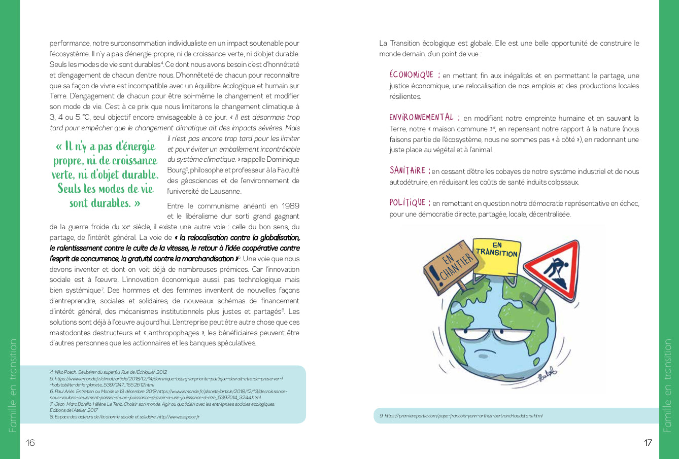 Souccar Guide pratique Famille en transition écologique livre broché