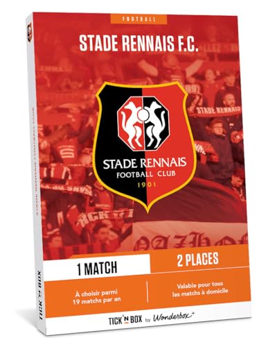 Tick&Box Stade Rennais coffret 2 places match supporters