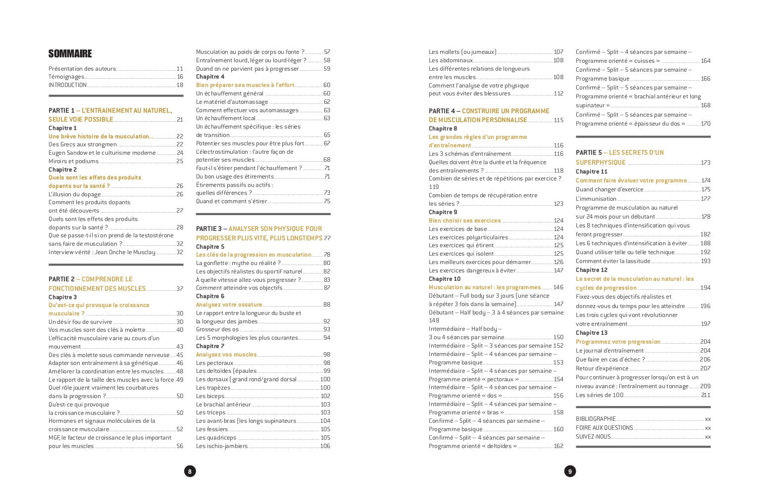 Souccar Le guide de la musculation au naturel livre broché sport