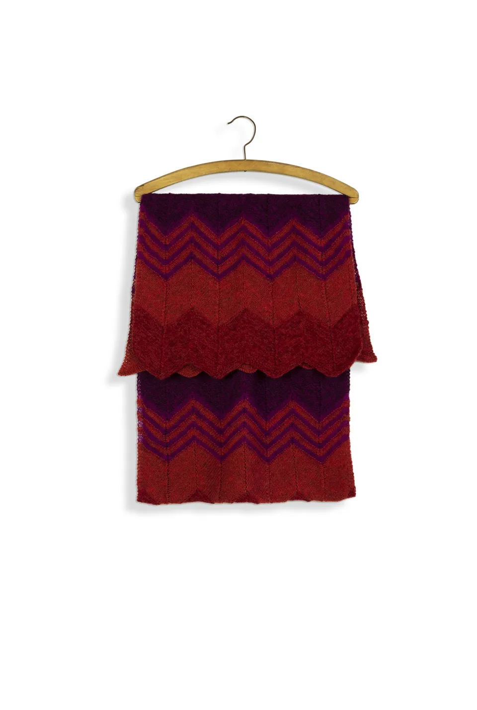 Isager Patterns Rød Chili patron tricot pull rouge