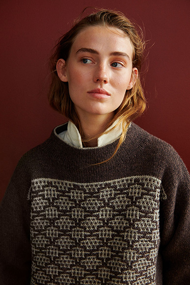 Isager Asante sana kit tricot pull laine