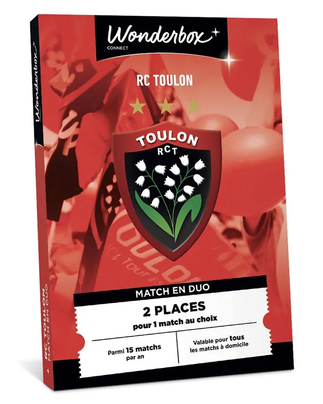 Tick'nBox RC Toulon Match en Duo coffret 2 places