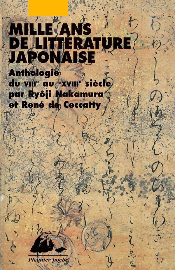 Éditions Picquier Mille ans de littérature japonaise livre