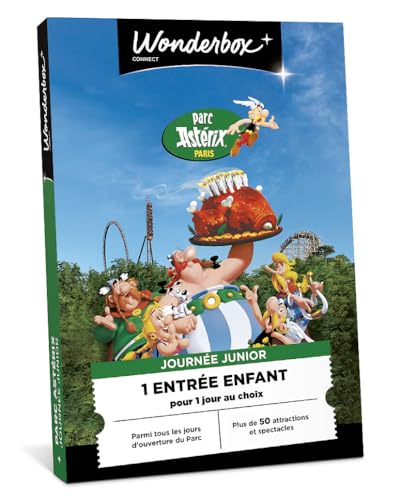 Wonderbox Parcs Astérix coffret cadeau 1 enfant entrée 1 jour