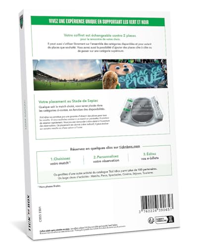 Tick&Box US Montauban coffret places rugby 2 places