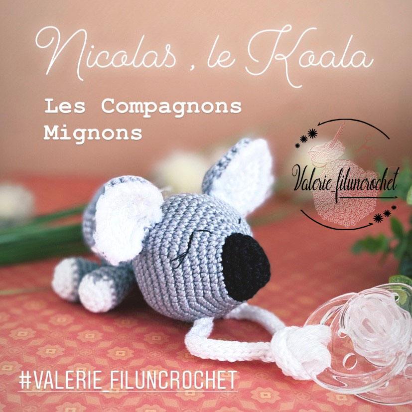 Valerie Fil Un Crochet Nicolas patron koala amigurumi