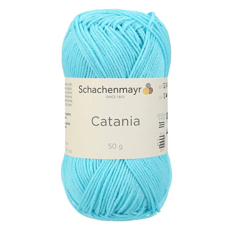 Schachenmayr Catania 0397 fil coton 50g - turquoise