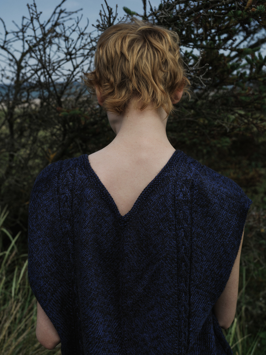Isager Braids kit tricot pull torsades laine