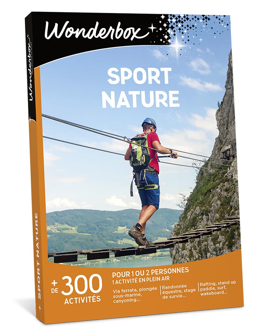 Wonderbox Sport Nature coffret cadeau plein air 1-2 pers surf