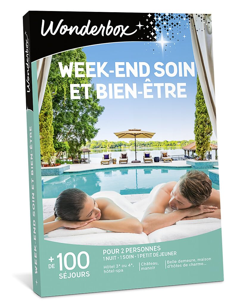 Wonderbox Séjour Week-End Soin et Bien-Être coffret 2 pers 1 nuit